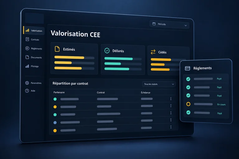 Reliez chaque volume à son contrat et à son règlement — illustration conceptuelle