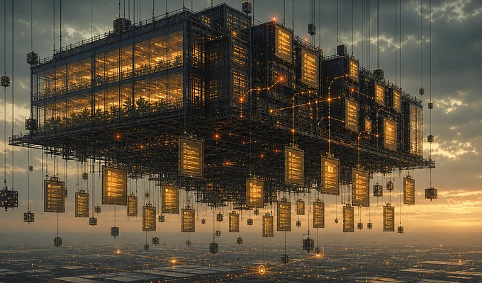 Visuel éditorial de l’ERP sur mesure Dawap